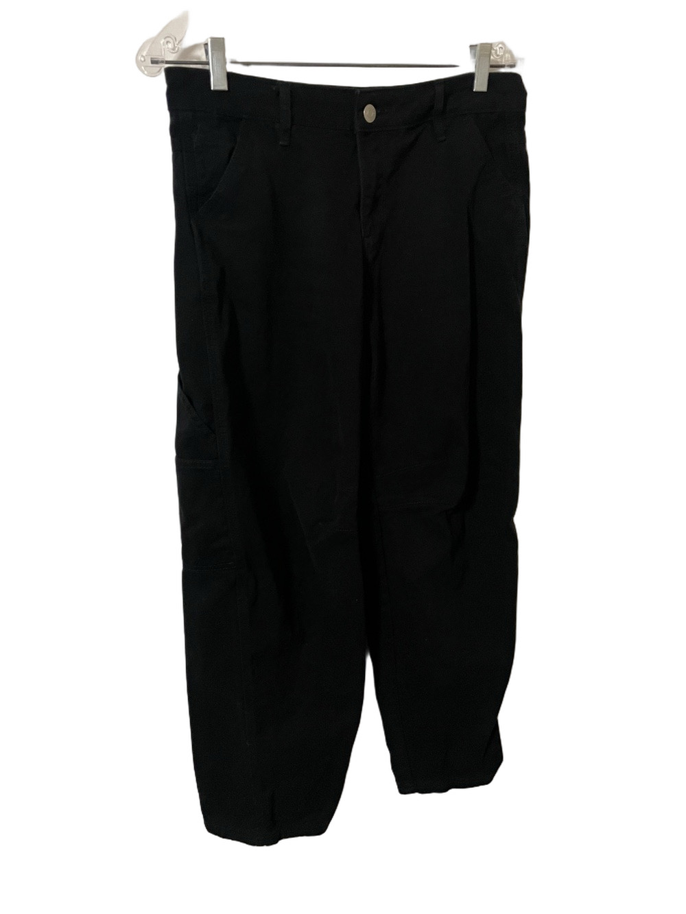 Refuge Black Barrel Leg Pants Size Small